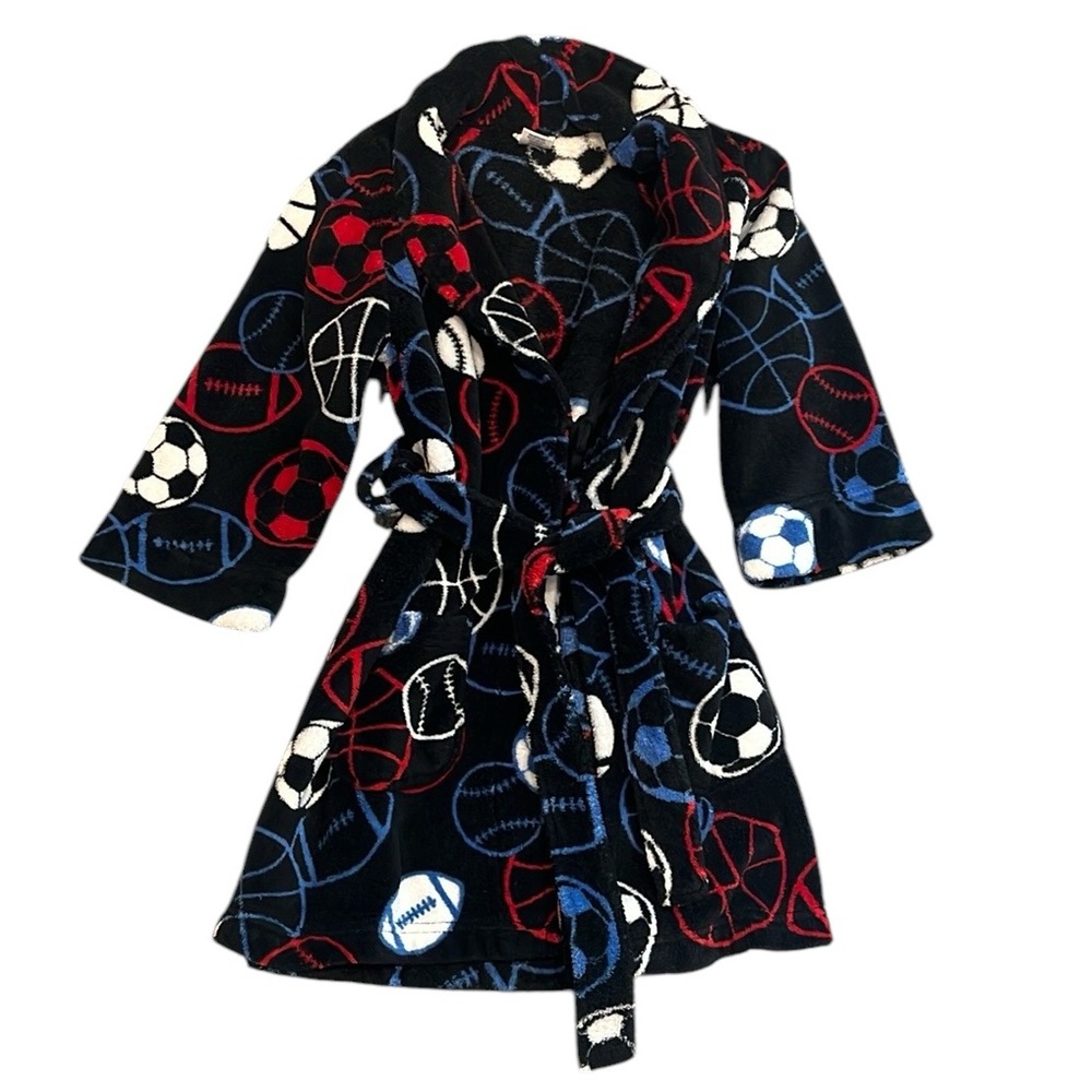 Cherokee | Sports-Themed Pajama Robe for Little Boys